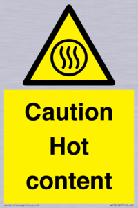 Caution Hot content